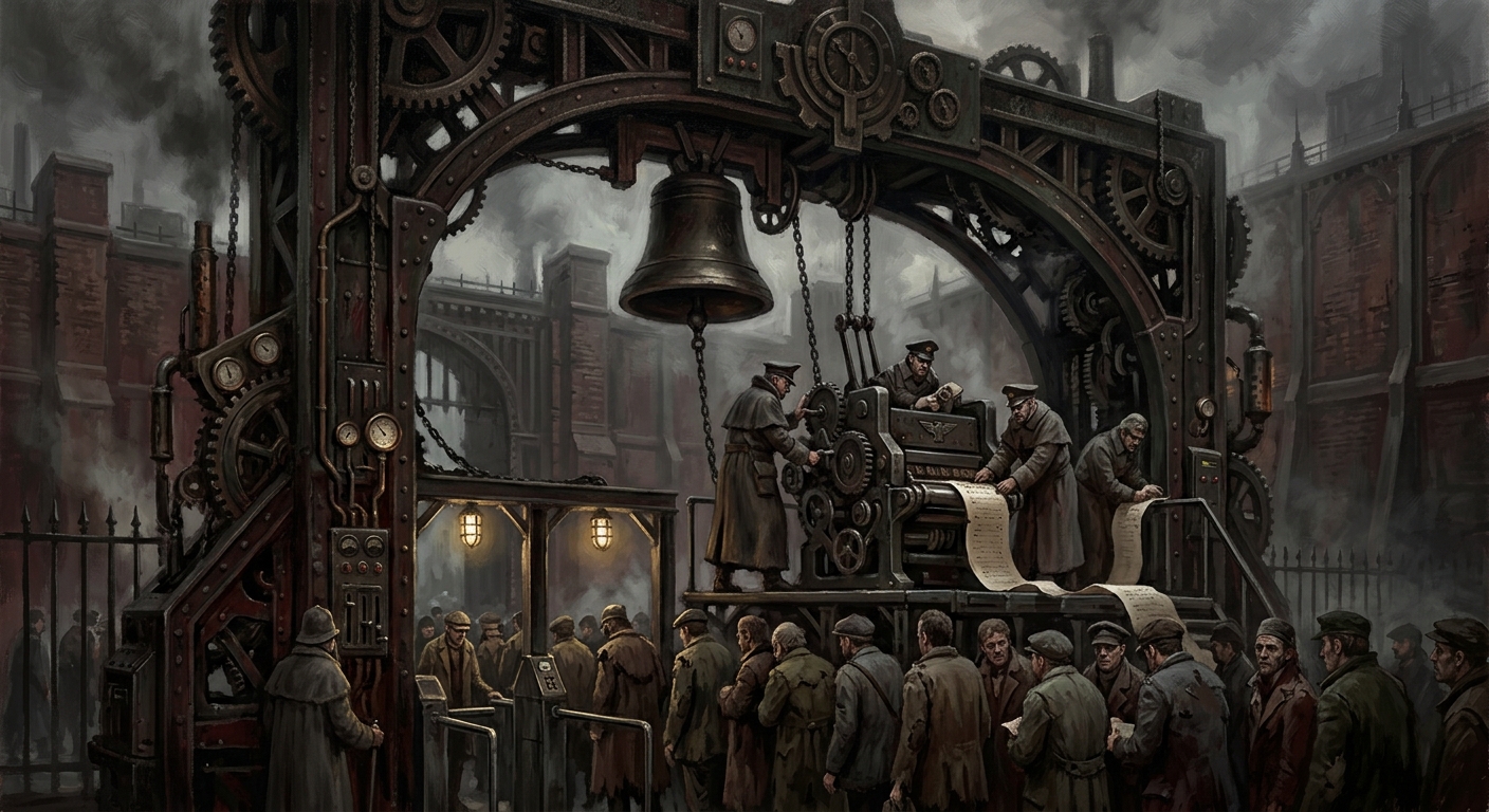 Bell-Mark Gantry — Bell-Mark Gantry, rendered as oil-painting.