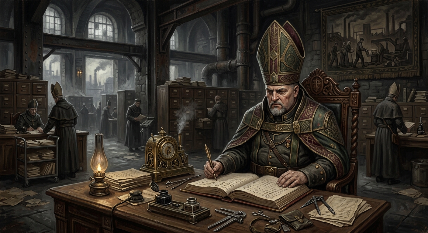 Bishops-Praetorial — Bishops-Praetorial, rendered as oil-painting.