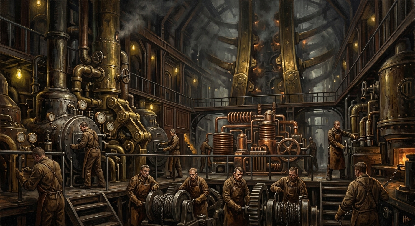 Brasswright Guild — Brasswright Guild, rendered as oil-painting.