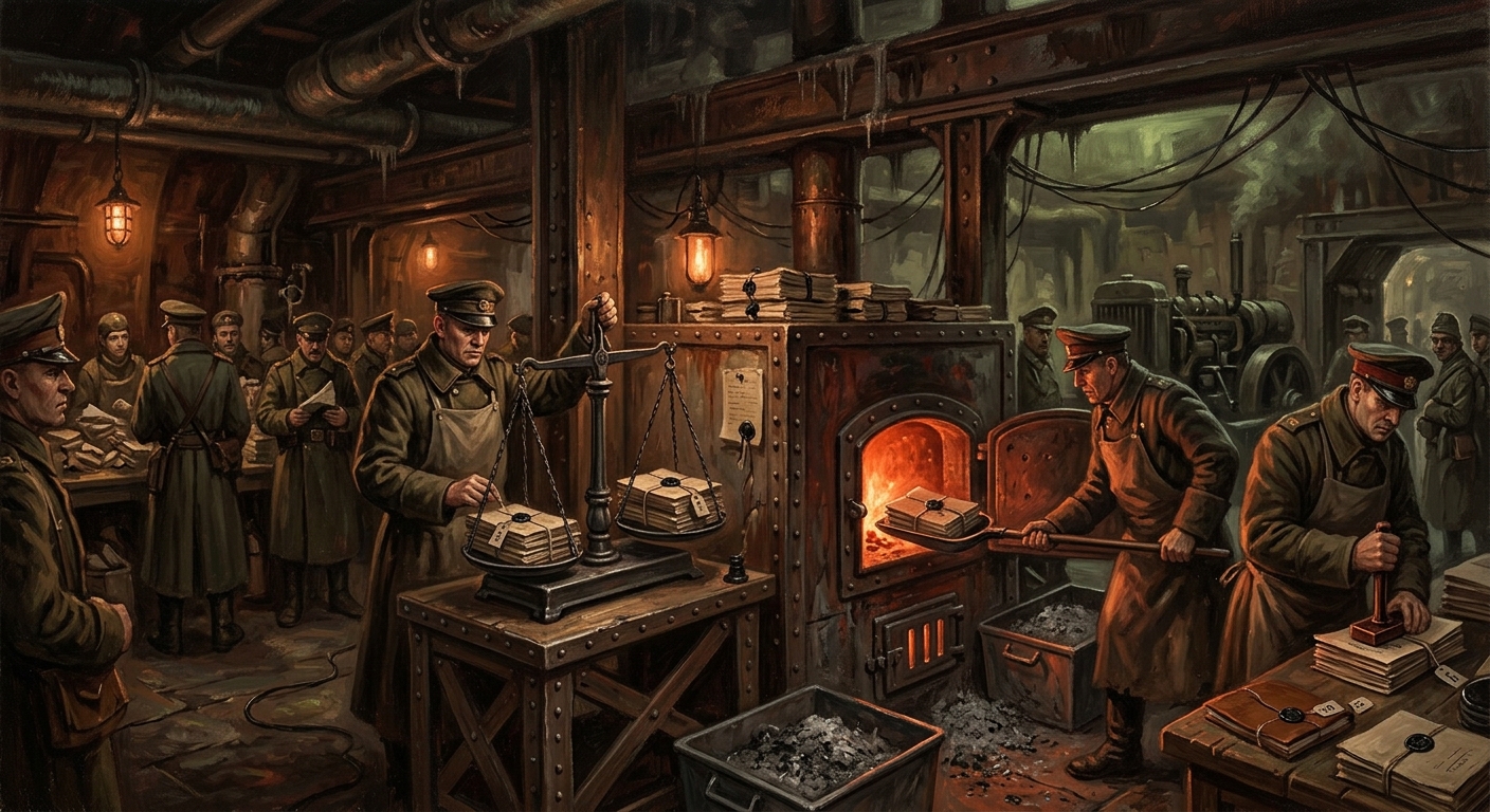 Burn Directive 7-C — Burn Directive 7-C, rendered as oil-painting.