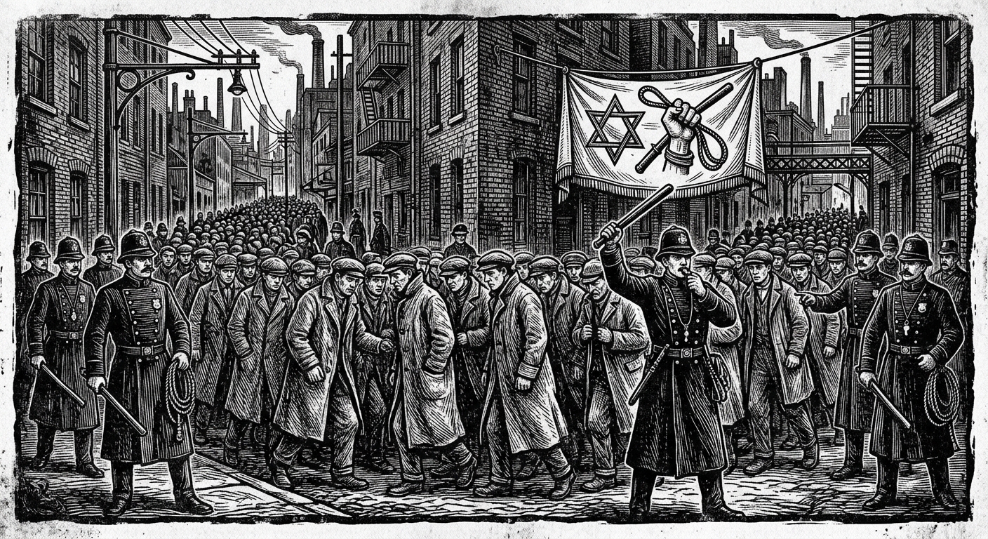 Cadence Corps — On the Concordat and Its Teeth, rendered as woodcut.