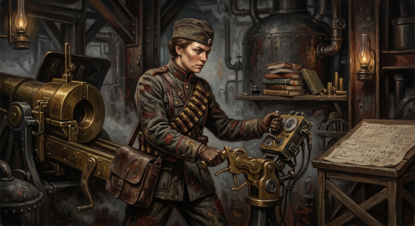 Cantor-Lieutenant Sera — Cantor-Lieutenant Sera, rendered as oil-painting.
