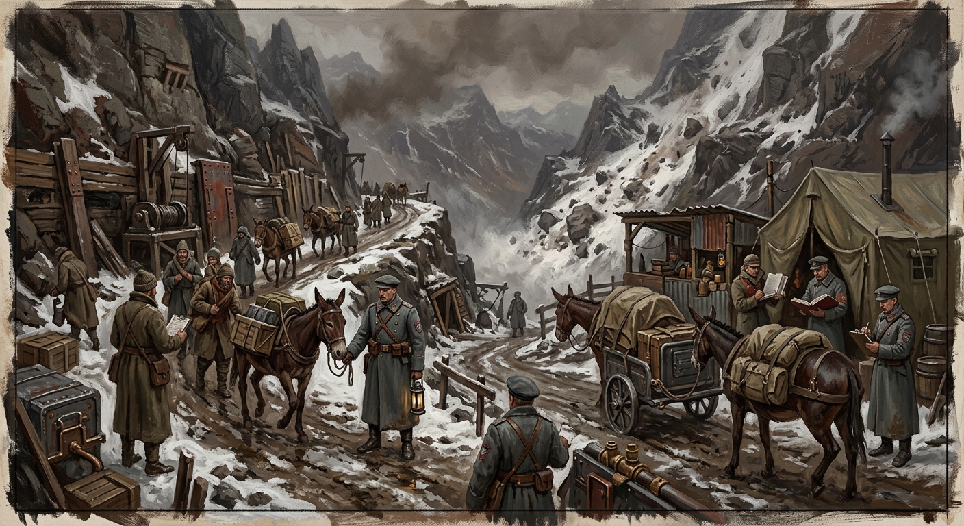 Carpathian Passes — Carpathian Passes, rendered as oil-painting.