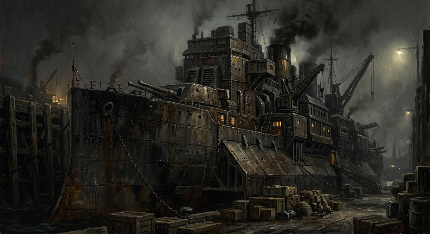 Catacomb-Carrier Threnody — Catacomb-Carrier Threnody, rendered as oil-painting.