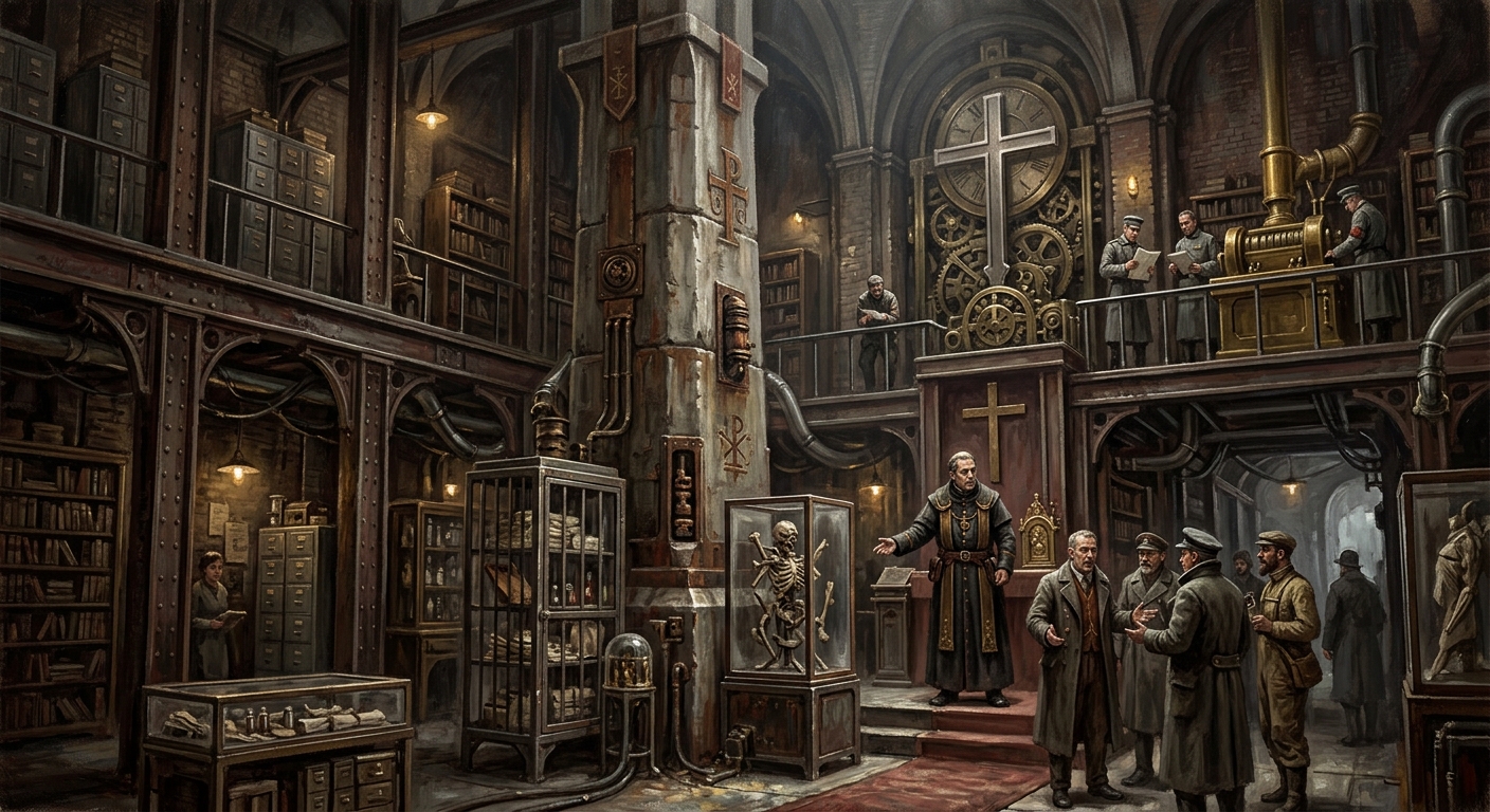 Cathedral of the Holy Column — Cathedral of the Holy Column, rendered as oil-painting.