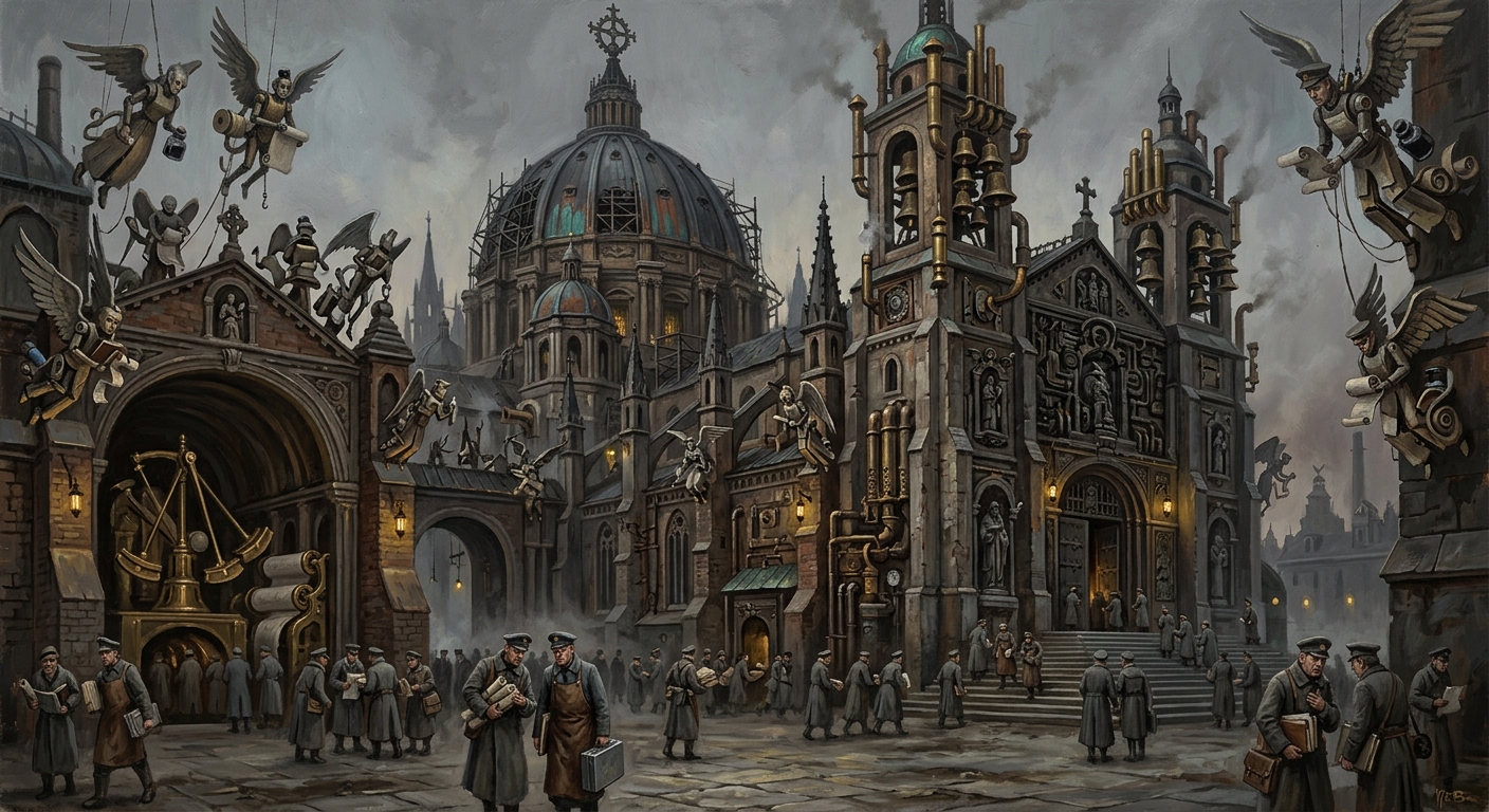 Cathedral of the Perpetual Registry — Cathedral of the Perpetual Registry, rendered as oil-painting.