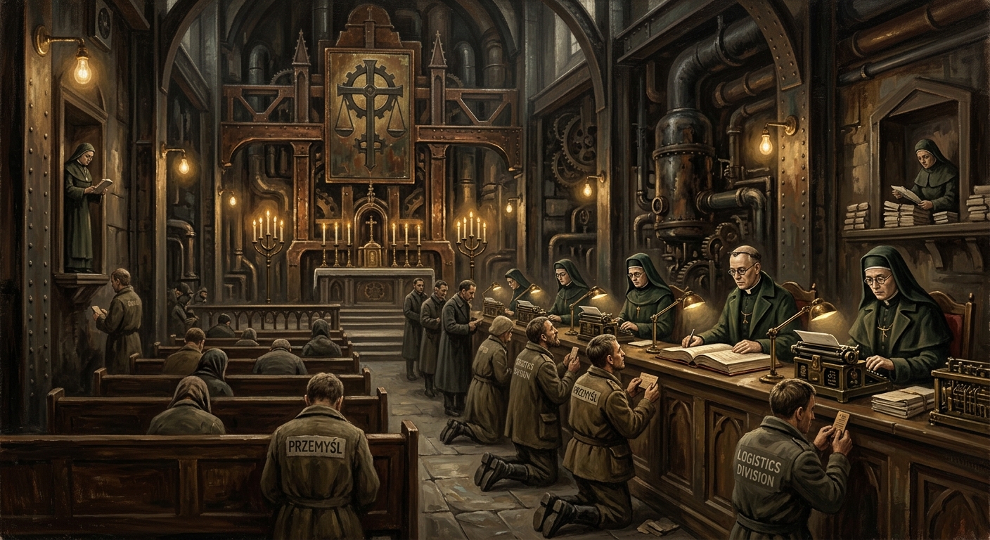 Chapel of Counting — Chapel of Counting, rendered as oil-painting.