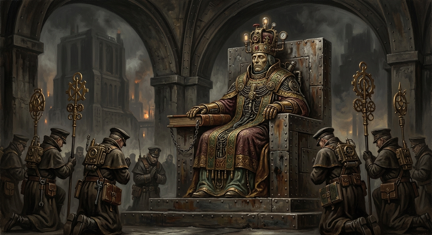 Charlemagne — Charlemagne, rendered as oil-painting.