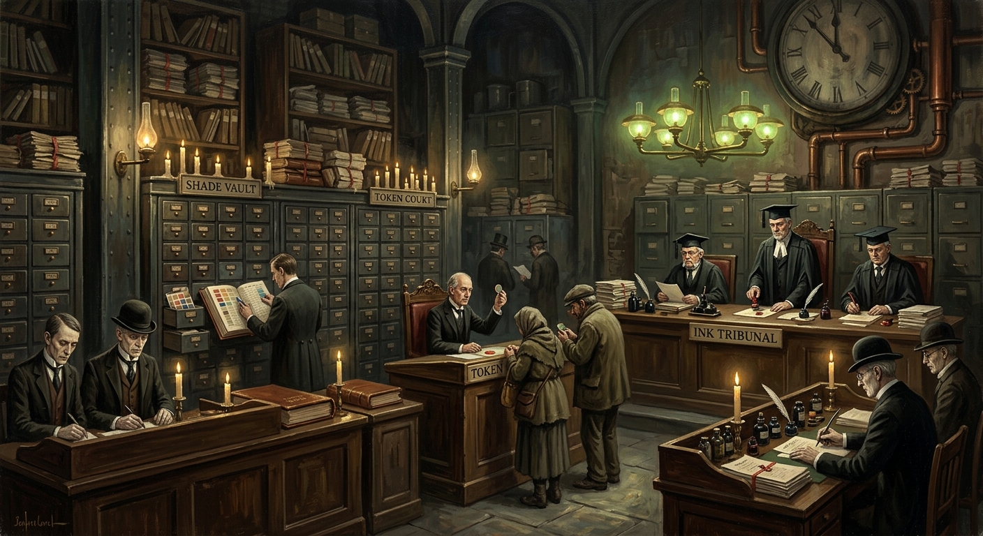 Chromatic Registry — Chromatic Registry, rendered as oil-painting.