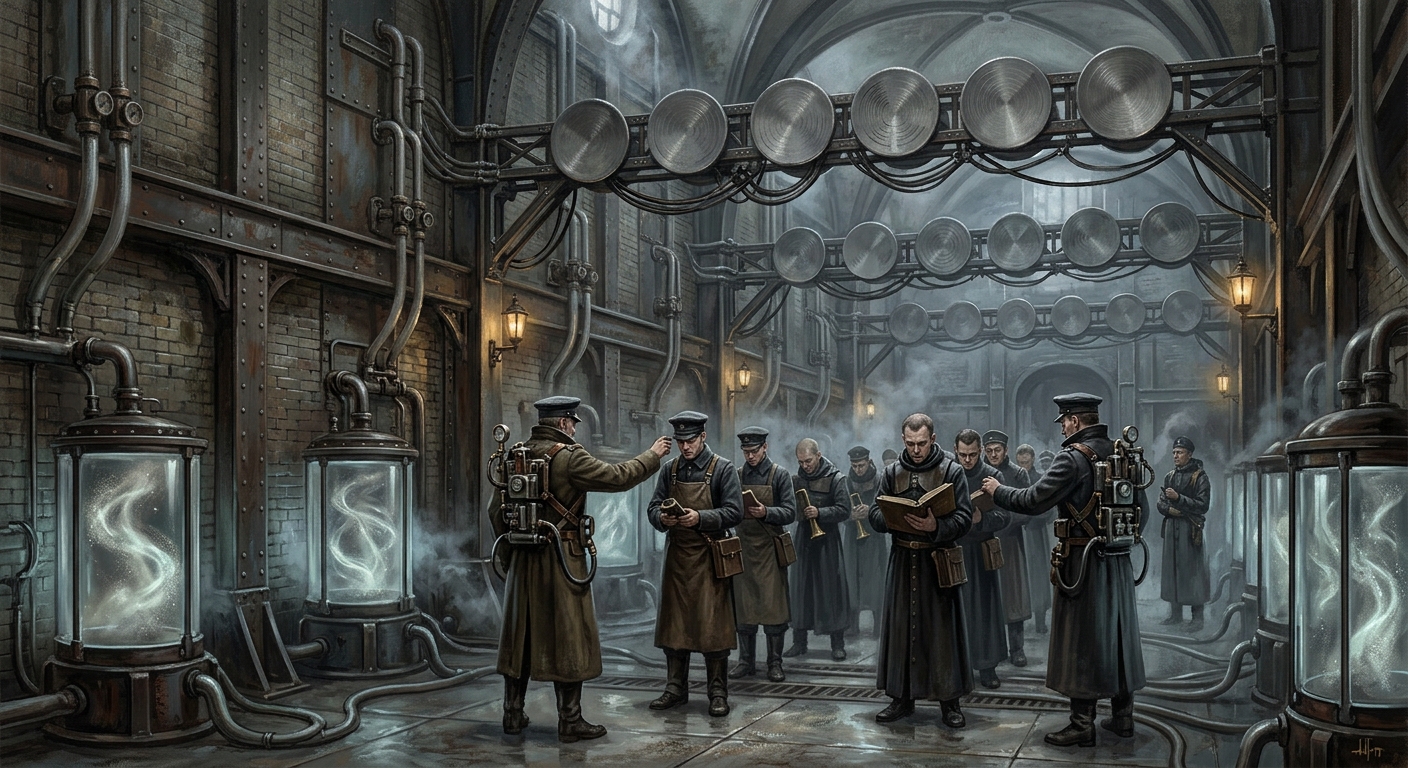 Cloister of Calibrated Breath — Cloister of Calibrated Breath, rendered as oil-painting.