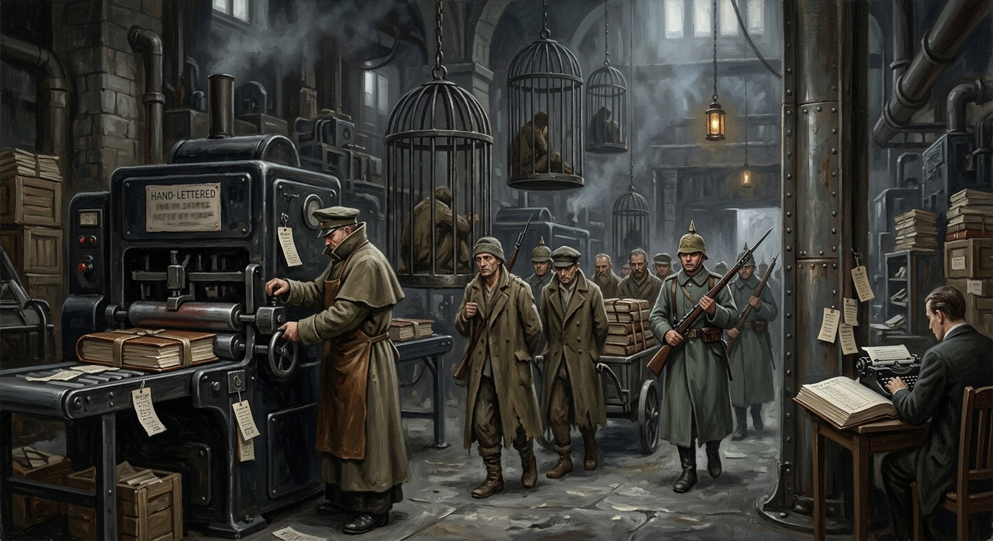 Commentaries on Faithful Severity — Commentaries on Faithful Severity, rendered as oil-painting.