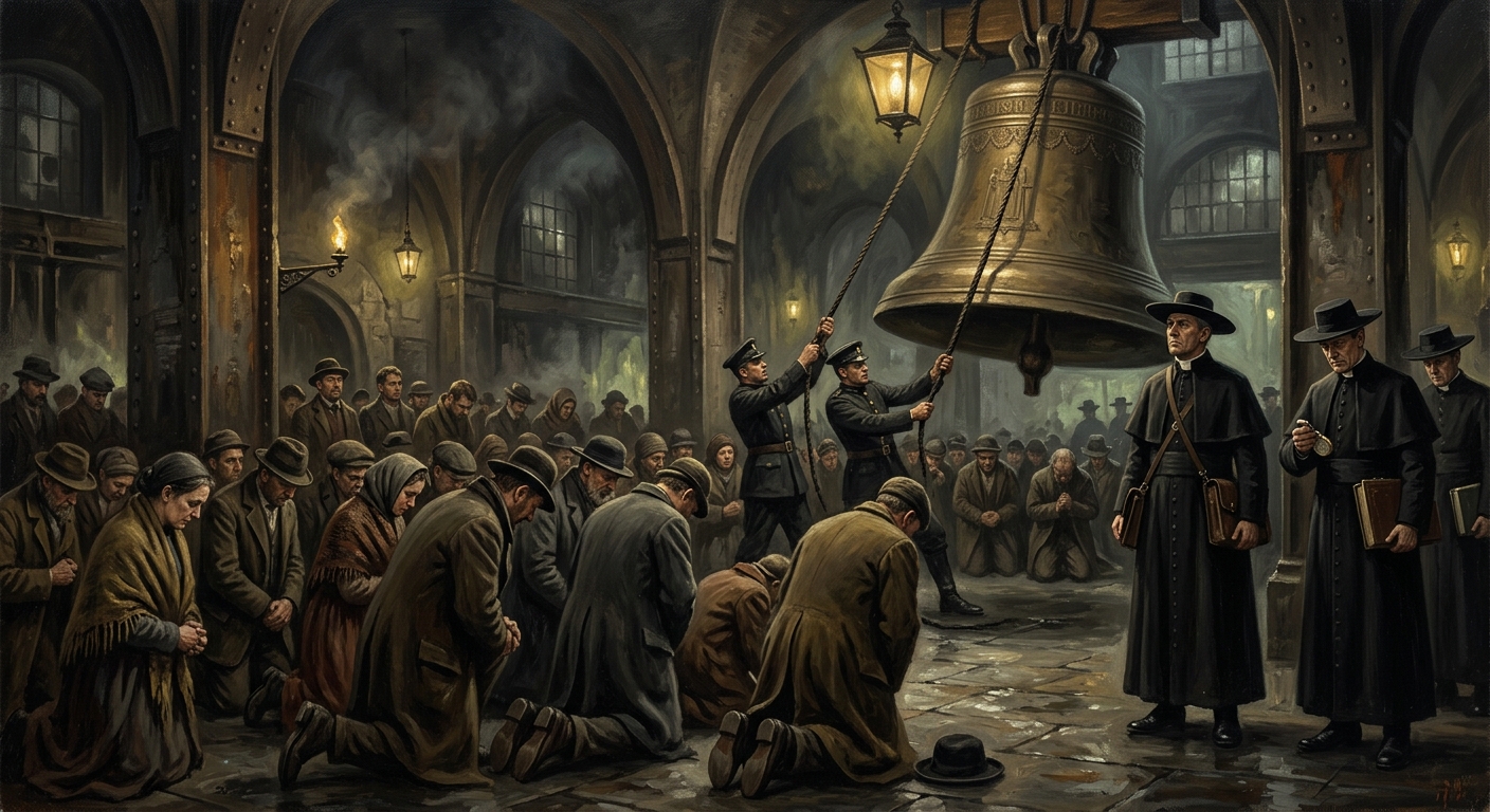 Compline — Compline, rendered as oil-painting.