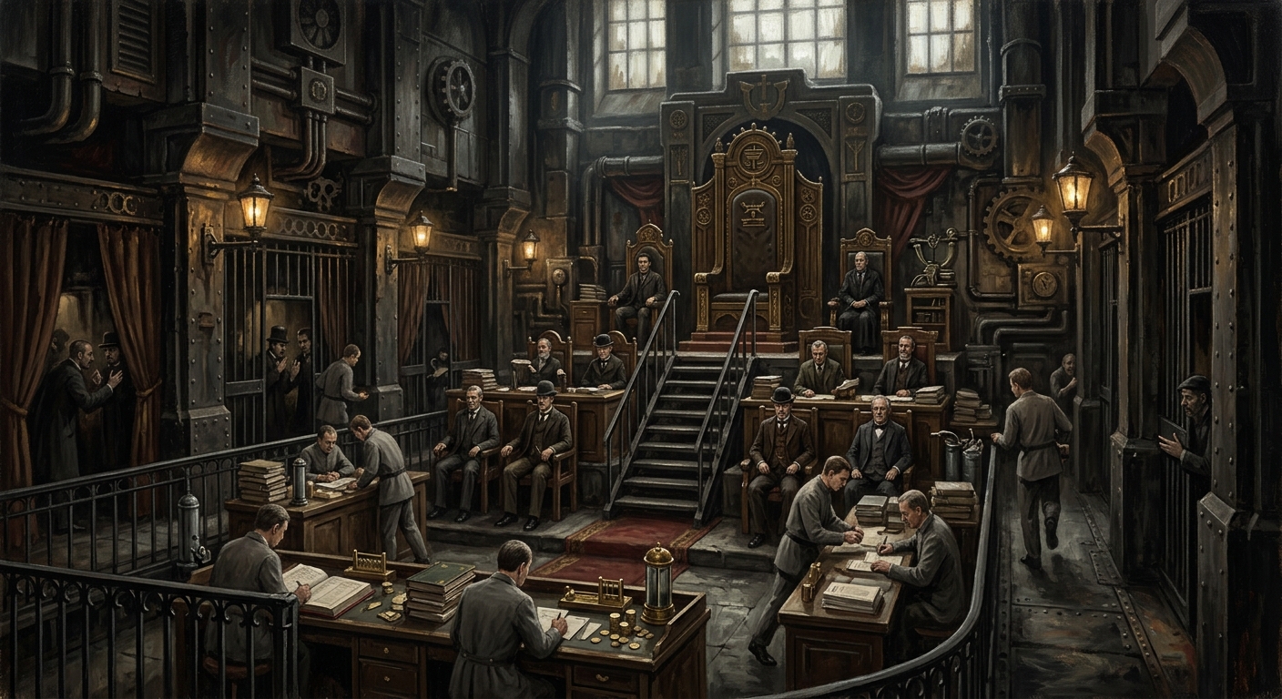 Concordat Hall — Concordat Hall, rendered as oil-painting.
