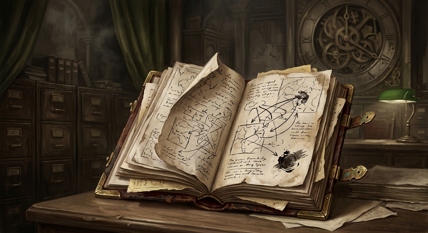 Contradiction Map — Contradiction Map, rendered as oil-painting.