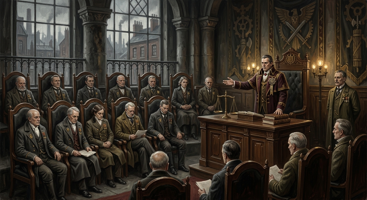 Council of Prefects — Council of Prefects, rendered as oil-painting.