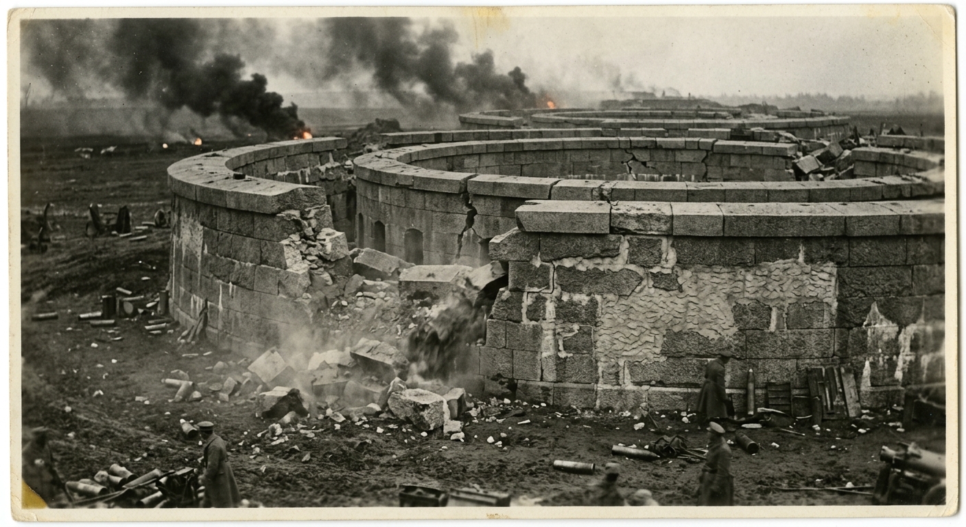 Cracked Ring Sieges — On the Rings Themselves, rendered as photograph.