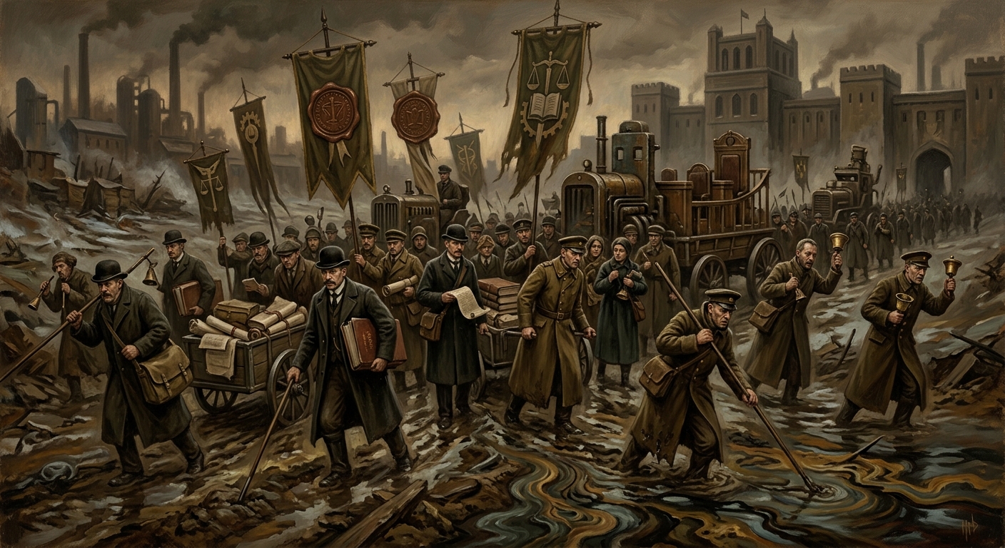 Demon-Route Years — Demon-Route Years, rendered as oil-painting.