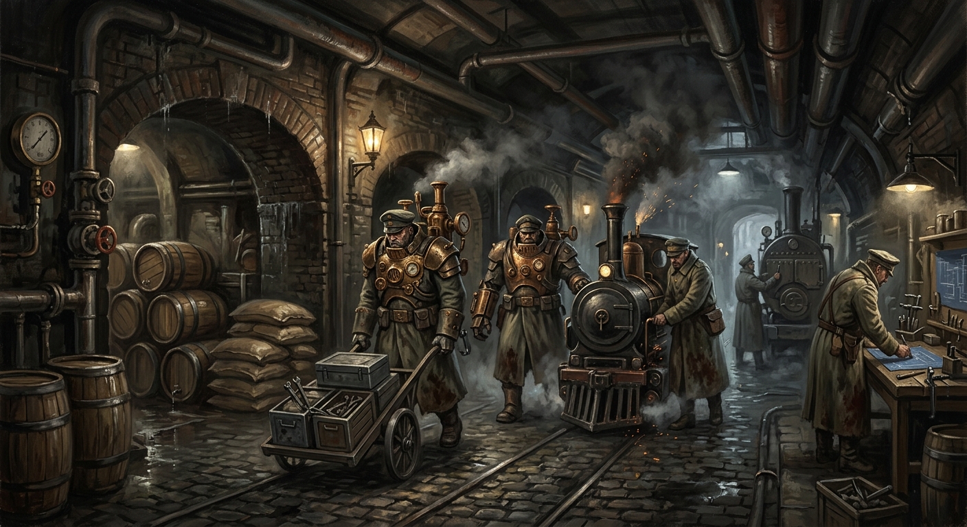 Deutz — Deutz, rendered as oil-painting.