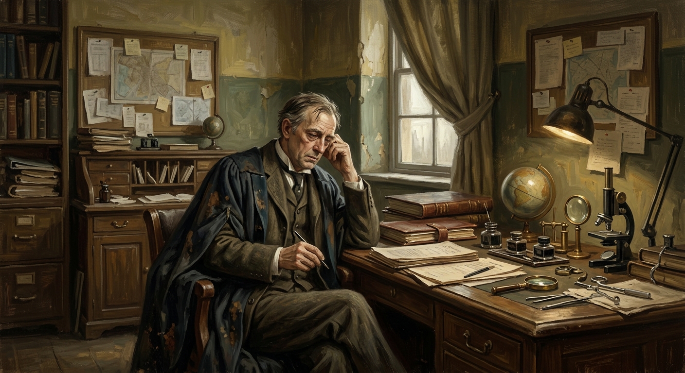 Doctor Haas — Doctor Haas, rendered as oil-painting.