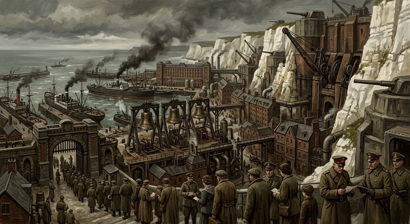 Dover — Dover, rendered as oil-painting.