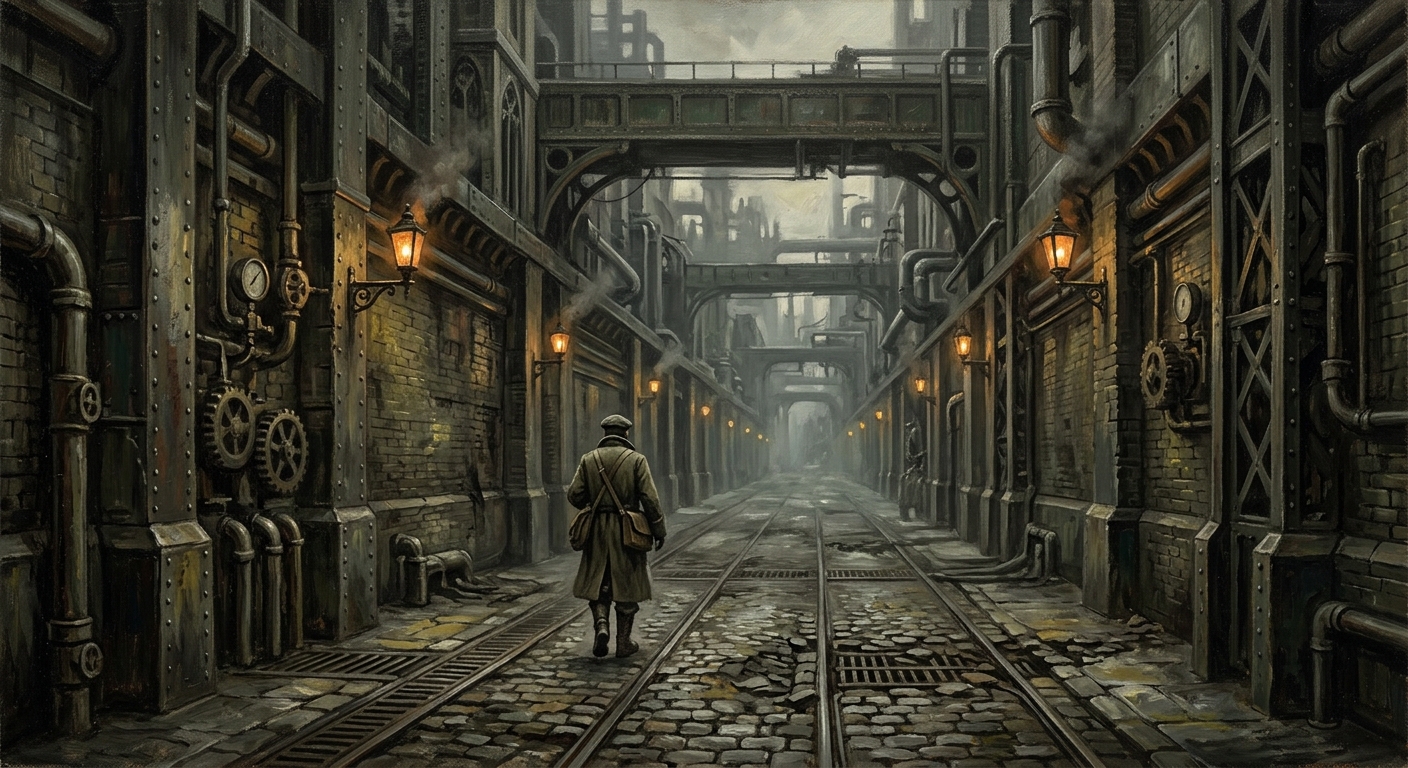 Drag Corridor — Drag Corridor, rendered as oil-painting.