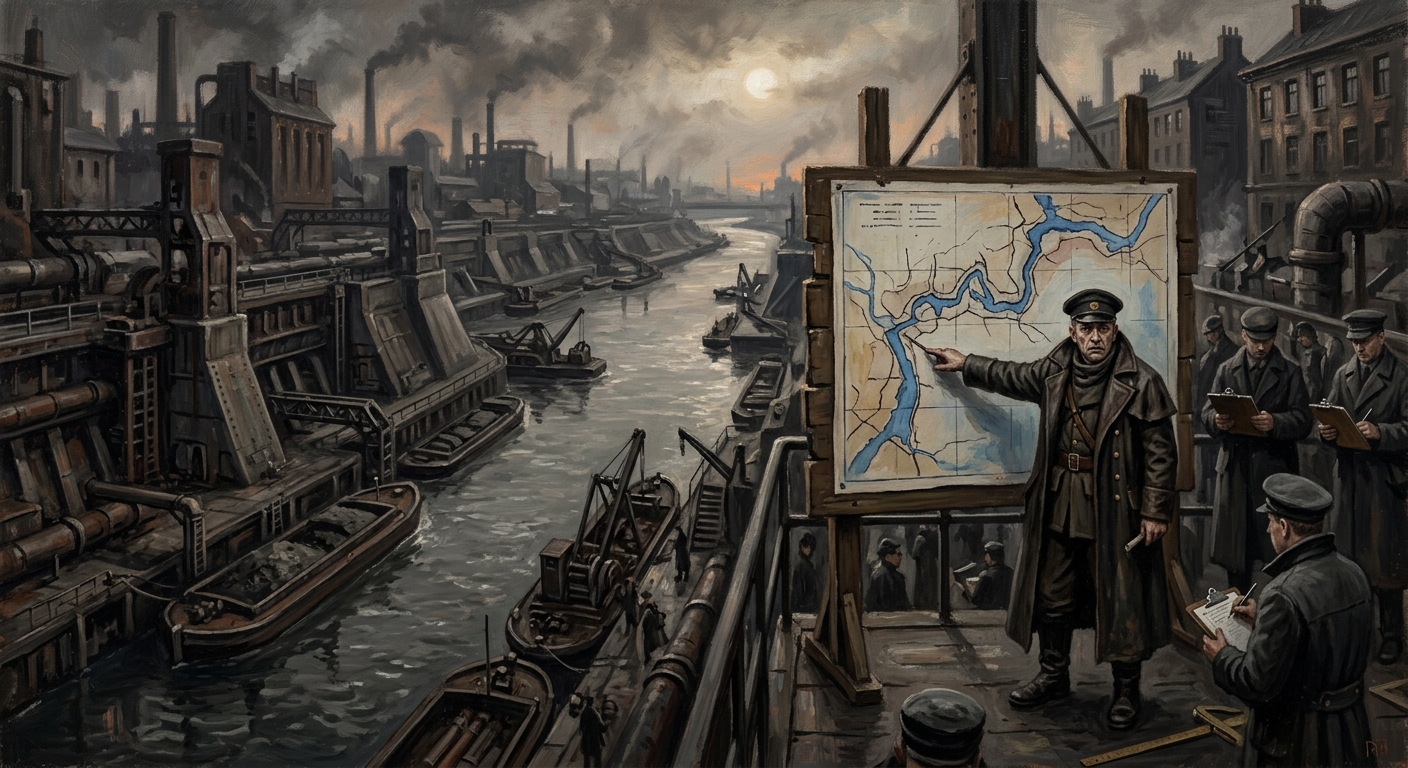 Drava — Drava, rendered as oil-painting.
