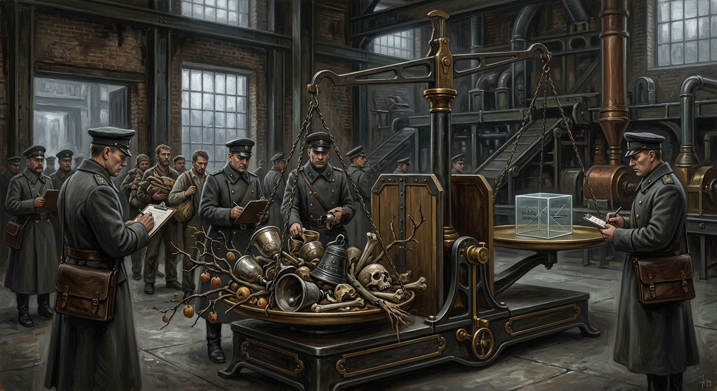 Edict of Rational Allocation — Edict of Rational Allocation, rendered as oil-painting.
