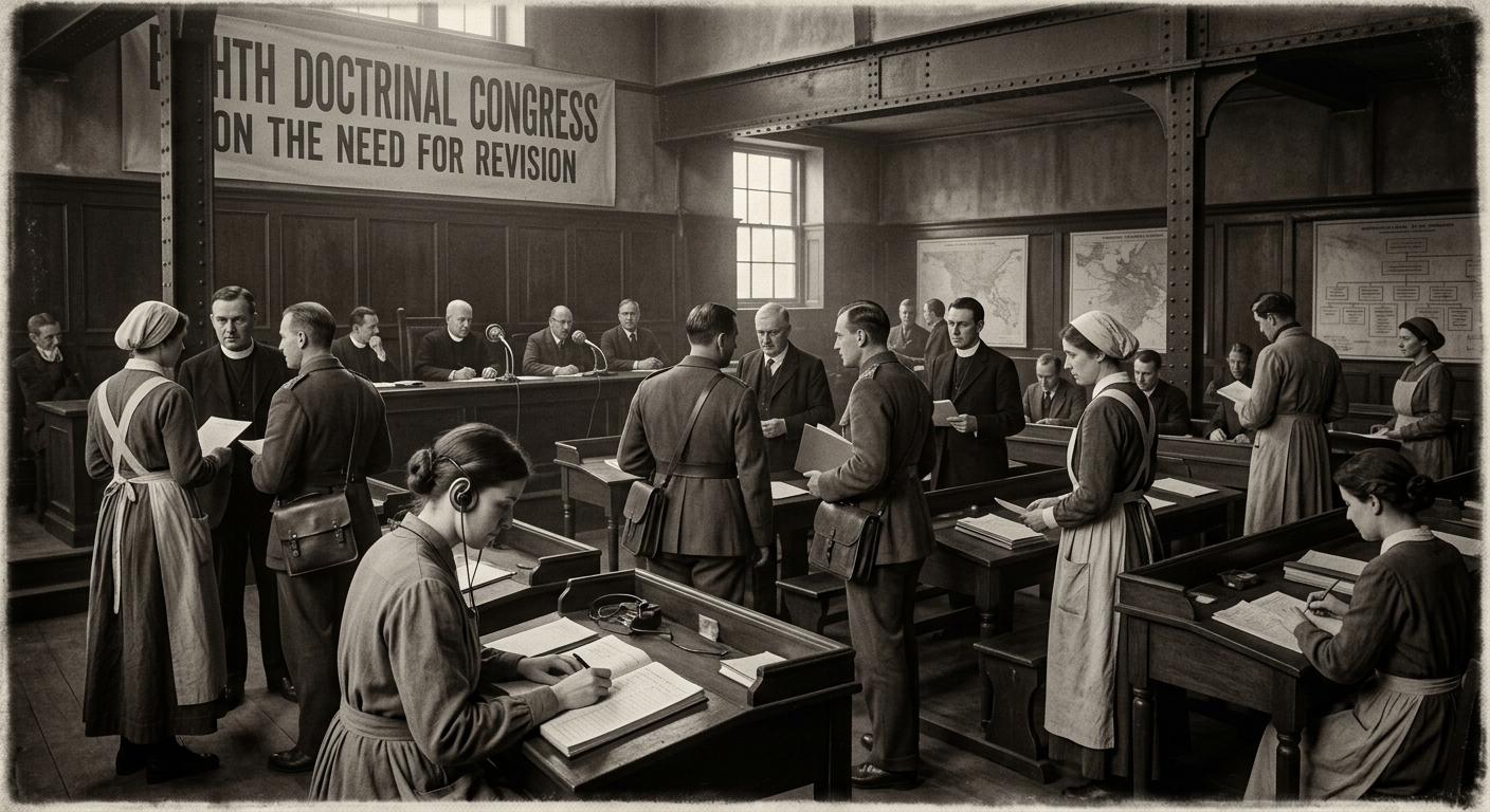 Eighth Doctrinal Congress — On the Need for Revision, rendered as photograph.