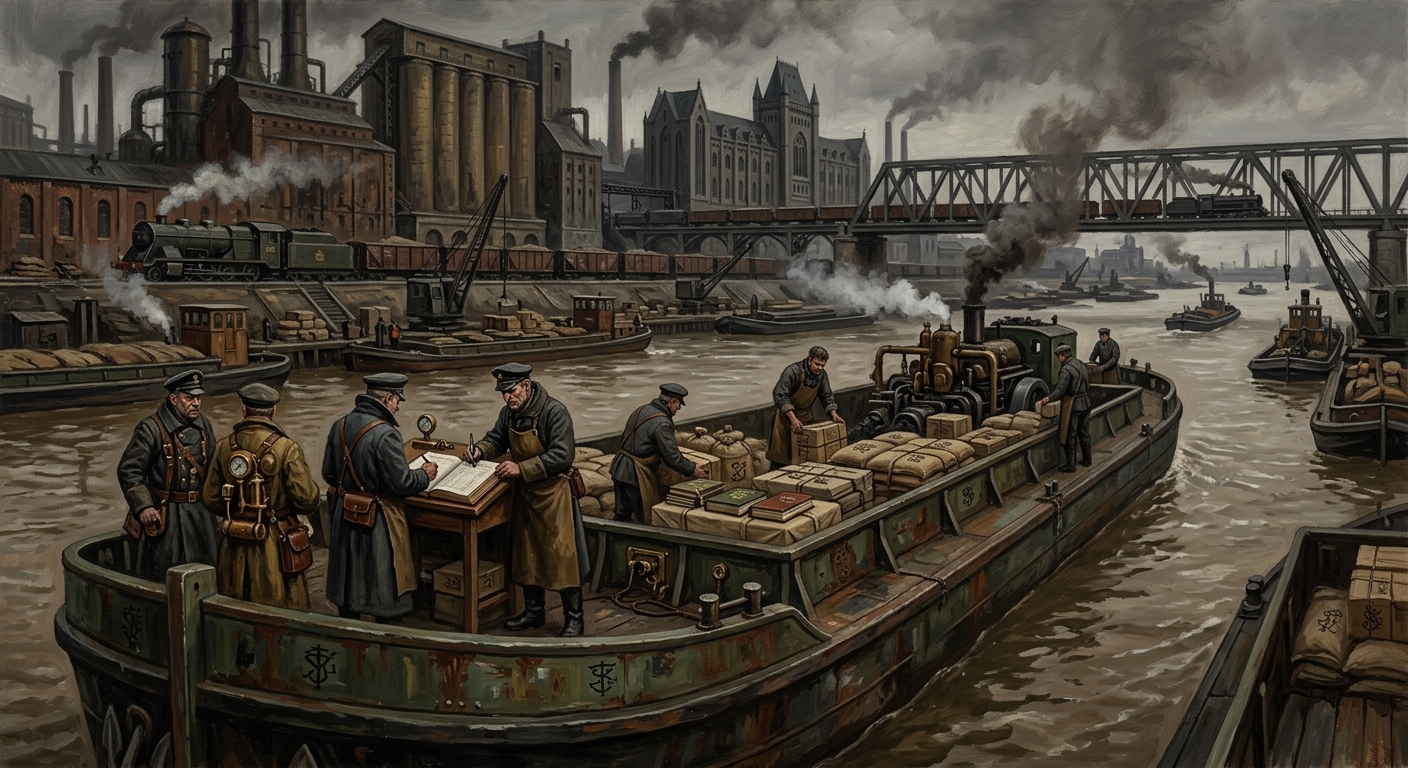 Elbe — Elbe, rendered as oil-painting.