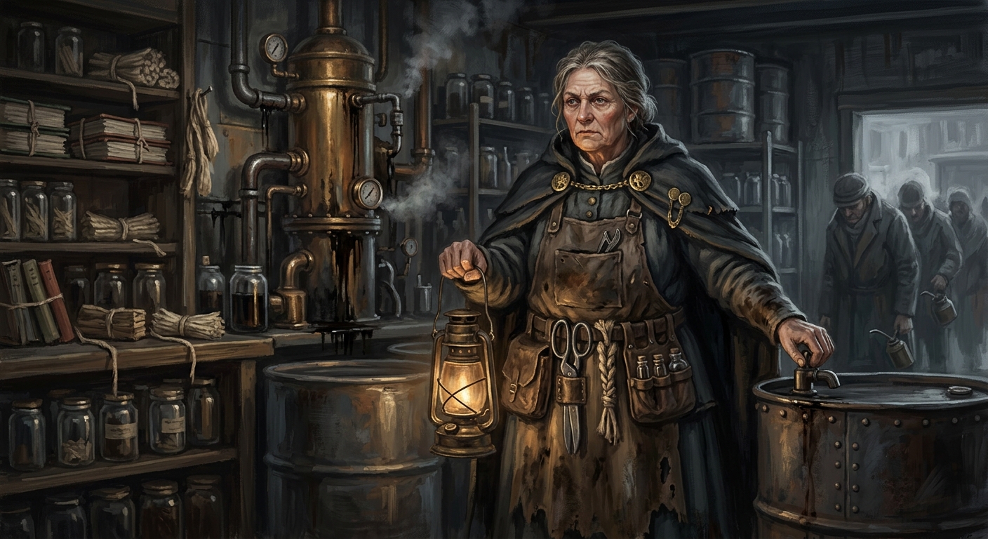 Elder Sigrun Half-Wick — Elder Sigrun Half-Wick, rendered as oil-painting.