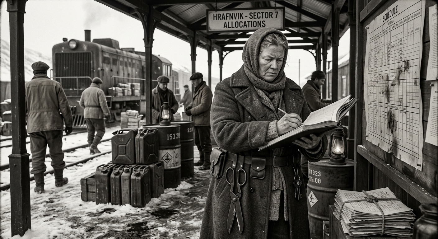 Elder Sigrun Half-Wick — On the Render Schedules, rendered as photograph.