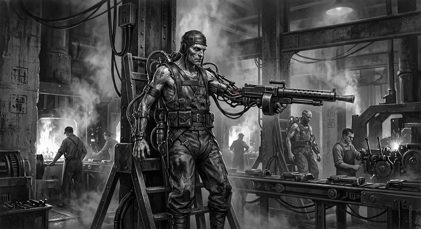 Ember-Soldiers — On Manufacture in the Wrath-Fire, rendered as photograph.