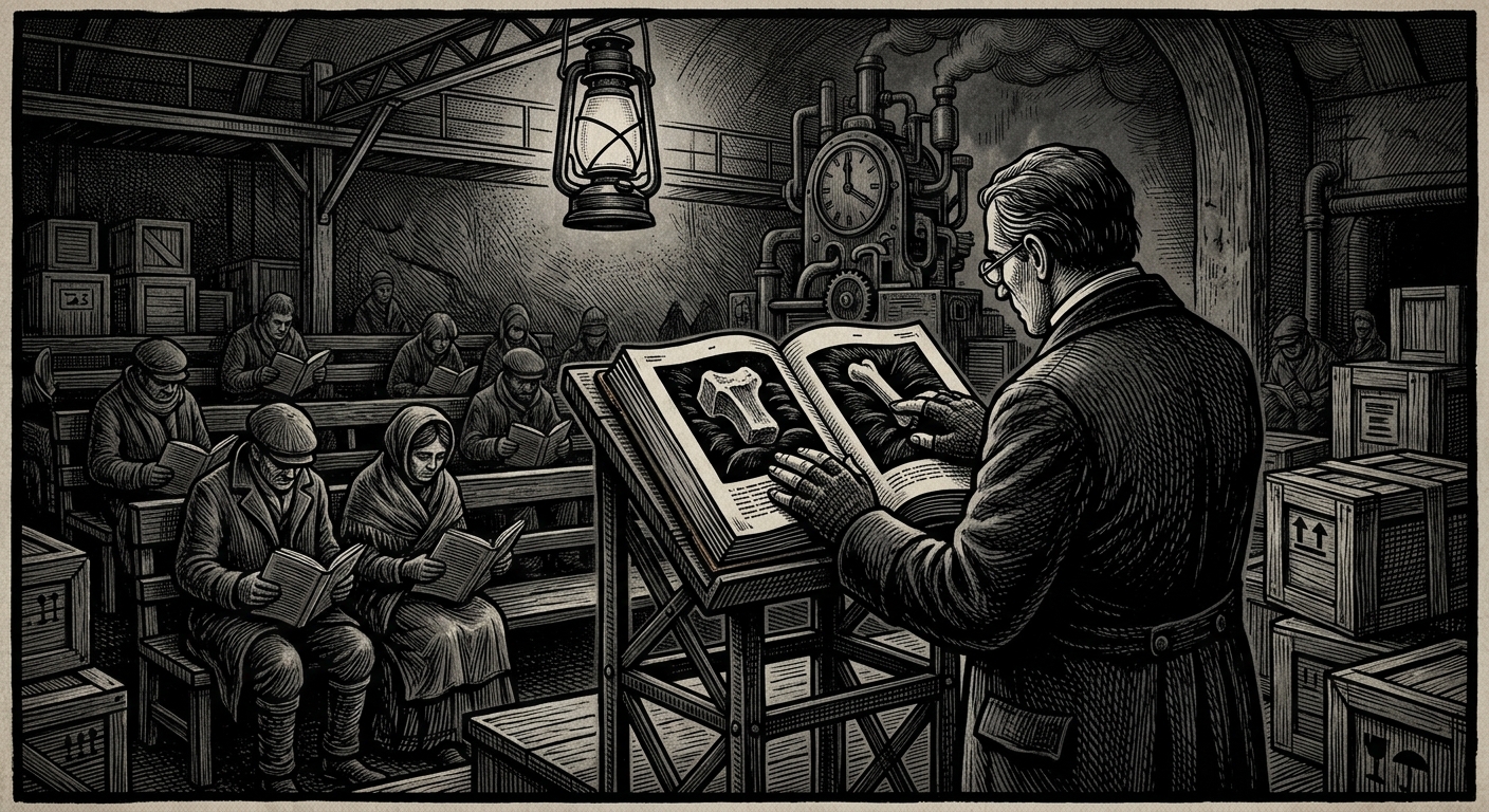 First Relic Auctions of Amsterdam — On the Catalogue, rendered as woodcut.