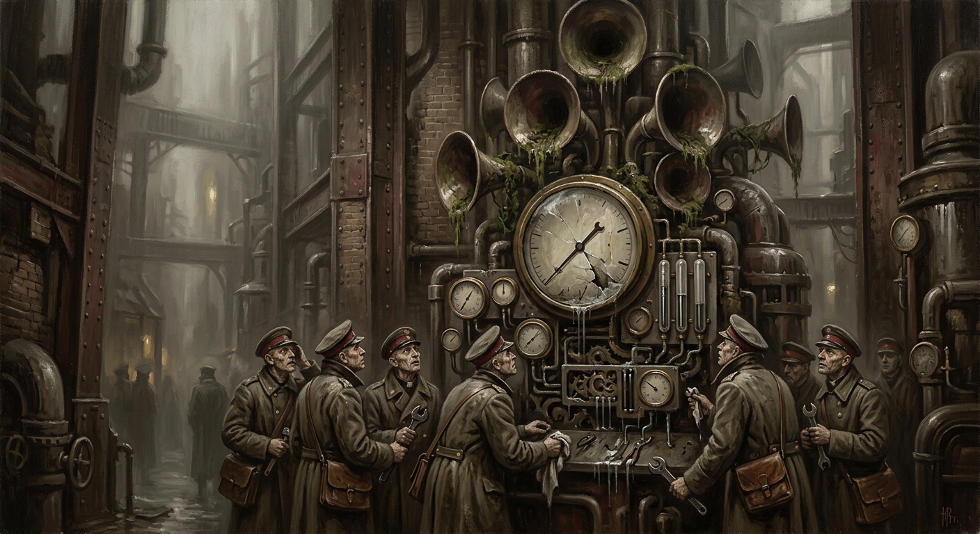 Fog Weeks — Fog Weeks, rendered as oil-painting.