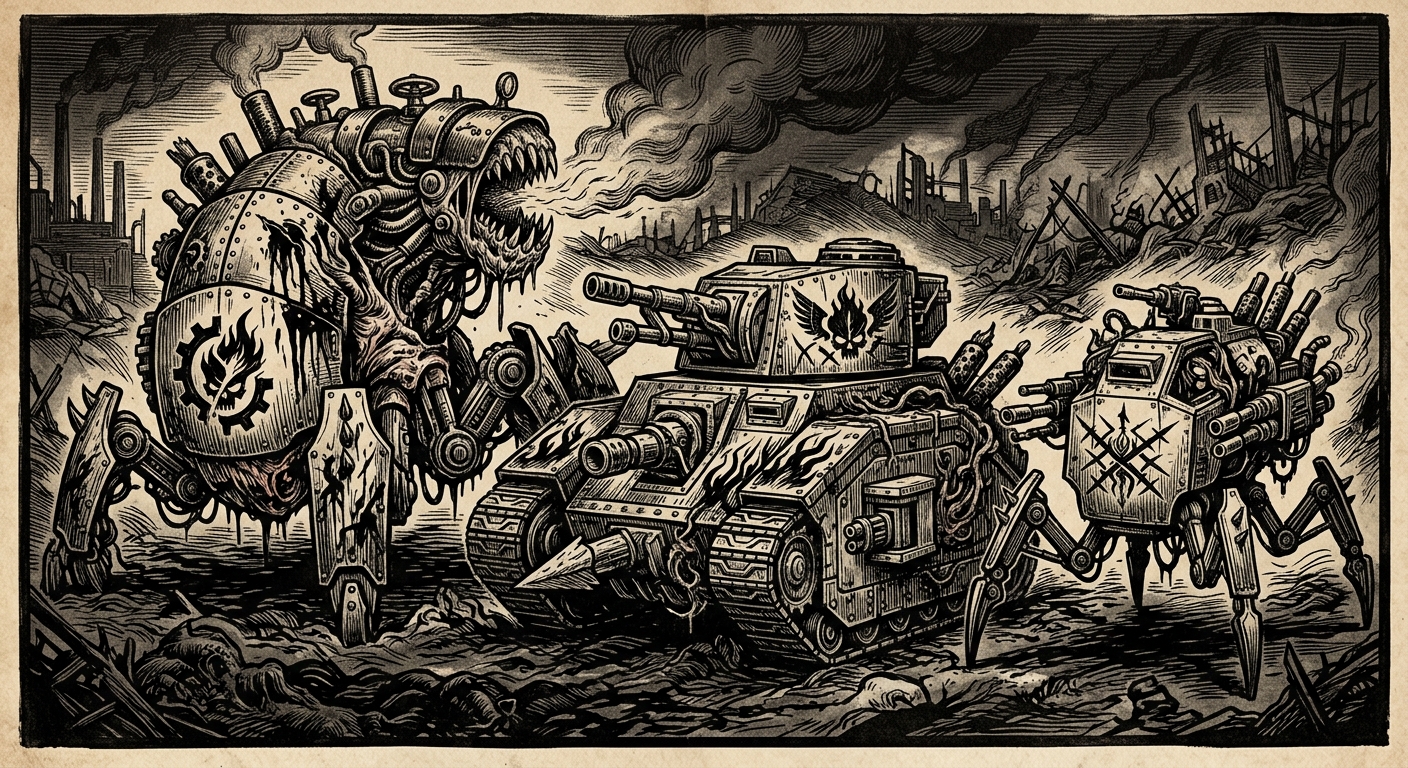 Forge-Beasts — On Their Shapes and Field Signs, rendered as woodcut.