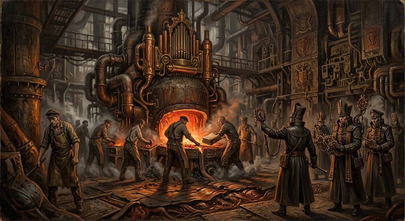 Foundry Core — Foundry Core, rendered as oil-painting.
