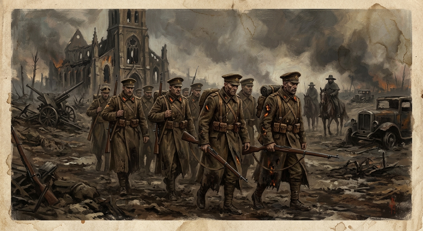 14th Parish Regiment — 14th Parish Regiment, rendered as oil-painting.