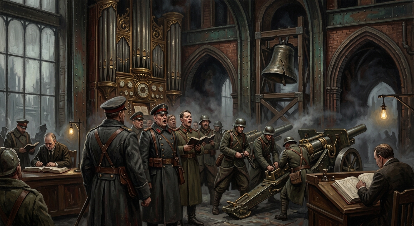 4th Orison Company — 4th Orison Company, rendered as oil-painting.
