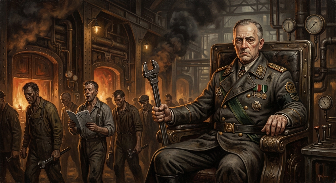 Furnace-Marshal Kord — Furnace-Marshal Kord, rendered as oil-painting.