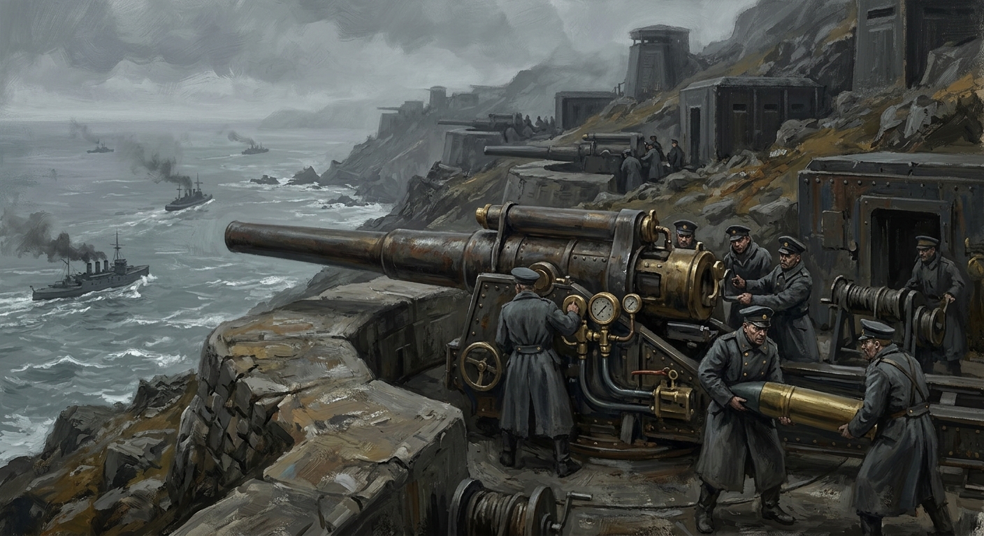 Gunline Choir — Gunline Choir, rendered as oil-painting.