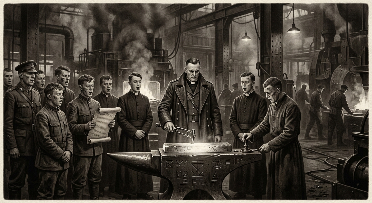 Hymnsteel — On the First Calibration, rendered as photograph.