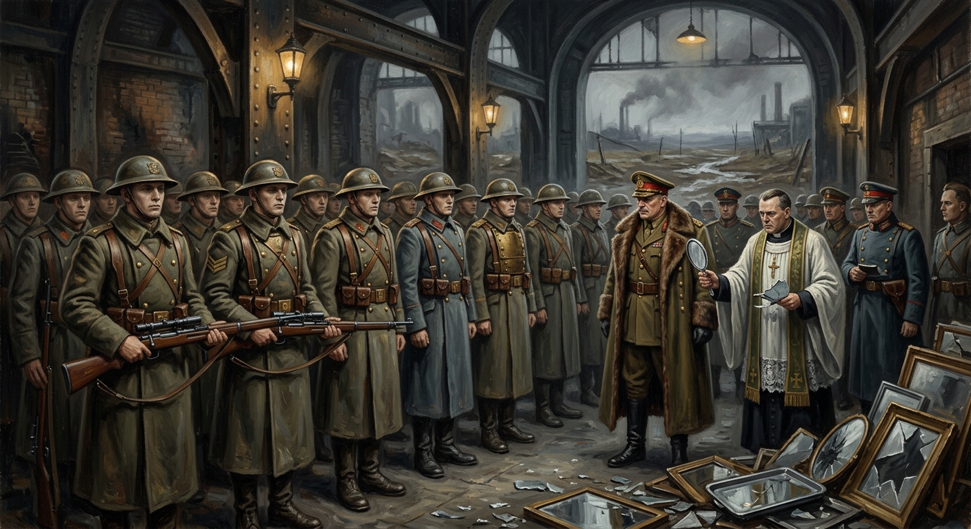 Incident at Sector Nineteen — Incident at Sector Nineteen, rendered as oil-painting.