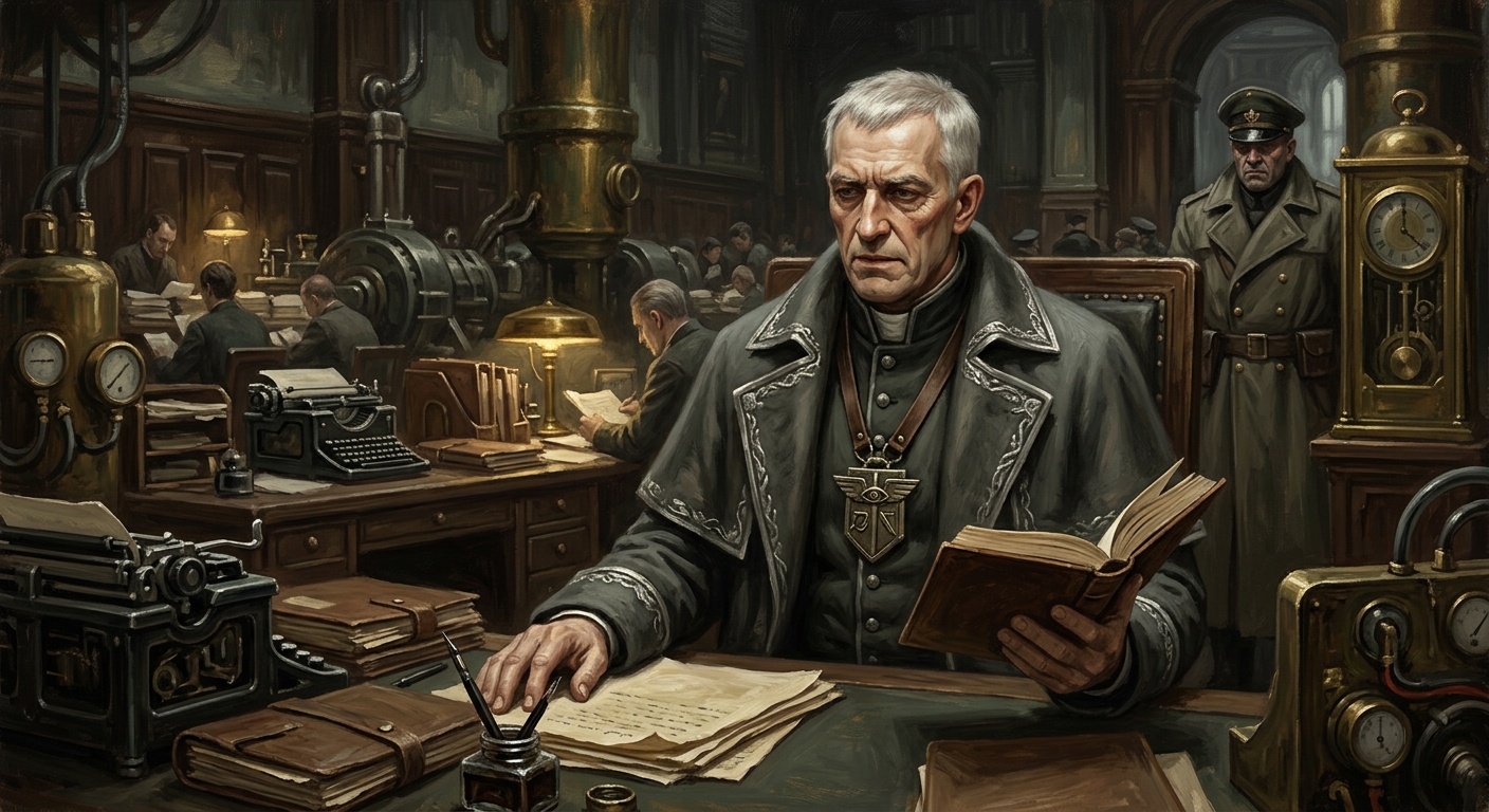 Inquisitor Velek — Inquisitor Velek, rendered as oil-painting.
