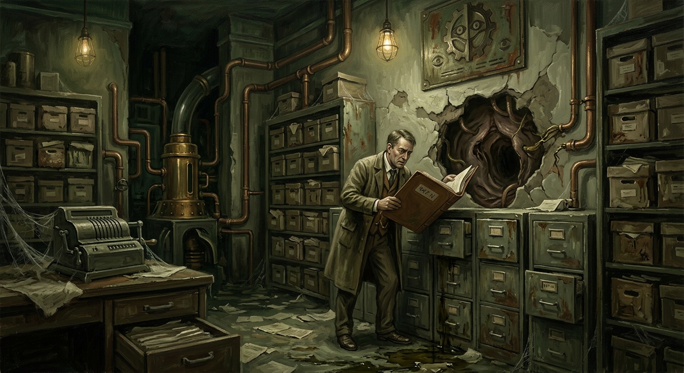 Investigation 447-N — Investigation 447-N, rendered as oil-painting.