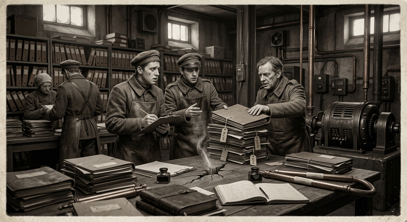 Investigation 447-N — On the Cause of Dispatch, rendered as photograph.