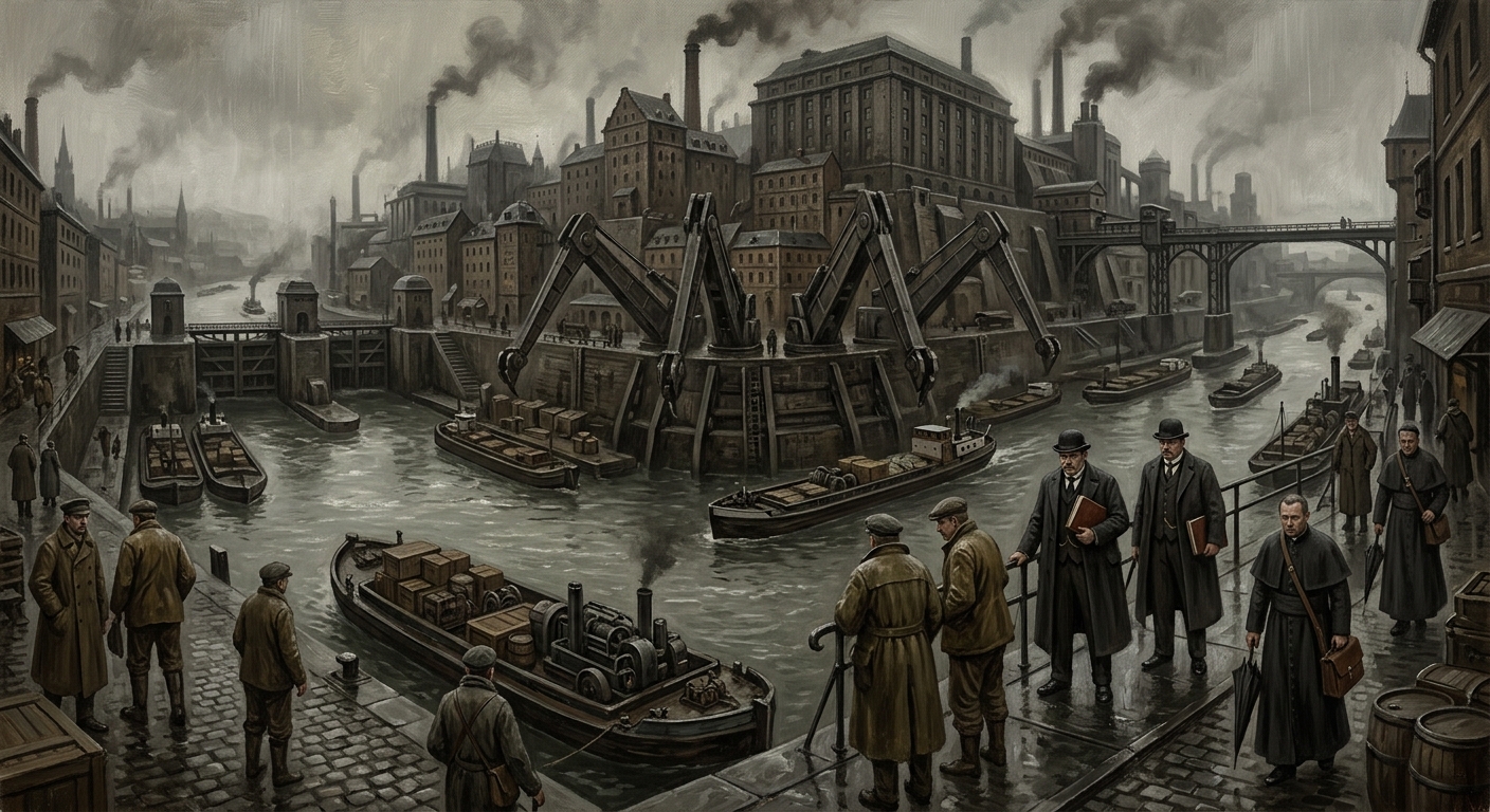 Koblenz — Koblenz, rendered as oil-painting.