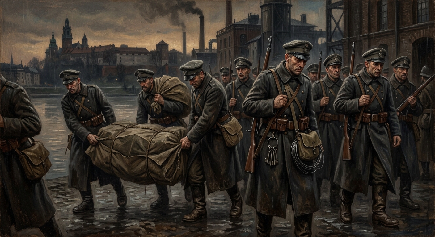 Kraków Secular Guard — Kraków Secular Guard, rendered as oil-painting.