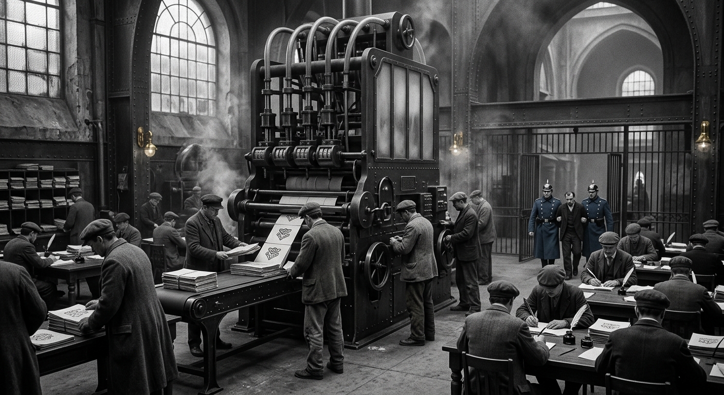 Manifest Basilica — On the Founding of the Pulse, rendered as photograph.