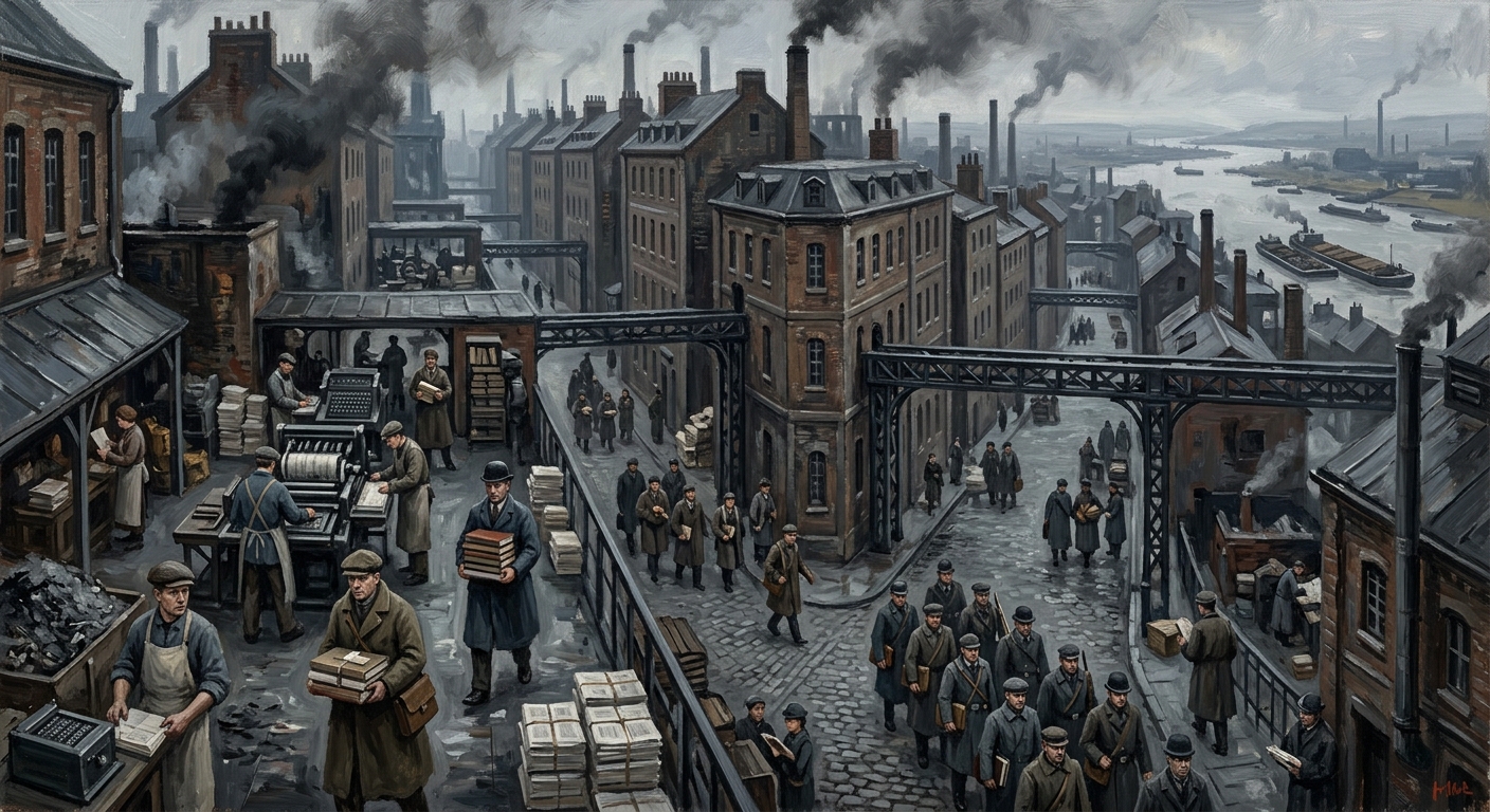 Mannheim — Mannheim, rendered as oil-painting.