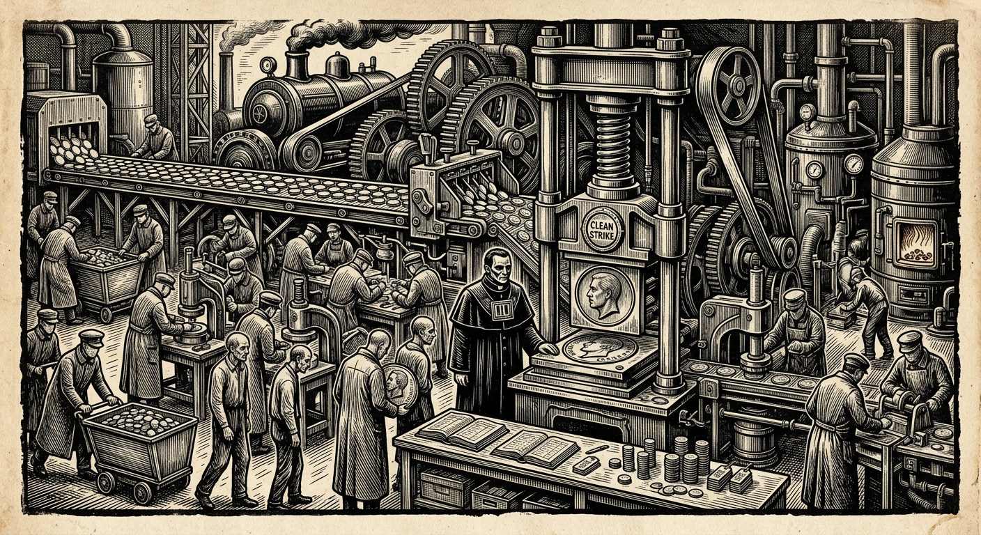 Mint-Chapter — On the Offices of the Mint-Chapter, rendered as woodcut.